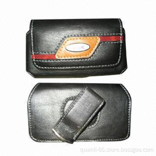 Mobile Phone Cases with Magnetic Button, Made of Leather or PU